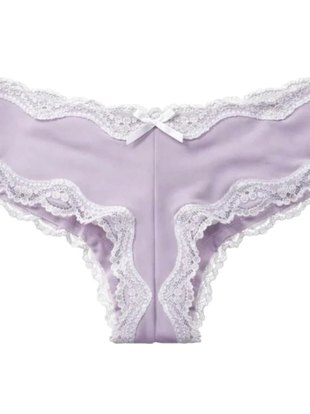 Splendies Cheeky Panties Amara Lilac Purple Cream Lace NWT
